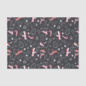 Papier Mousseline Joli Noël Kitty Chat Motif (Recto)