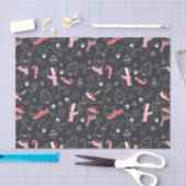Papier Mousseline Joli Noël Kitty Chat Motif (Artisanat)