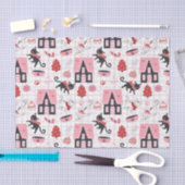 Papier Mousseline Joli Noël Kitty Chat Motif (Artisanat)
