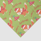 Papier Mousseline Joli Noël Père Noël Fox (Détail)