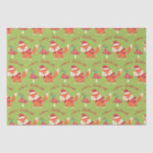 Papier Mousseline Joli Noël Père Noël Fox (Recto)