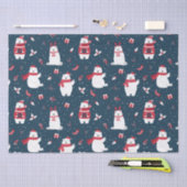 Papier Mousseline Joli Noël Polar Ours Vacances d'hiver (Artisanat)