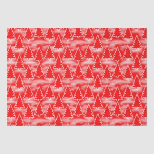 Papier Mousseline Joli Noël rouge (Recto)