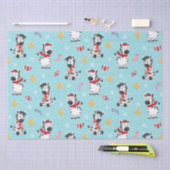 Papier Mousseline Joli Noël Zèbre Chic Moderne (Artisanat)