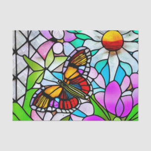 Papier Mousseline Joli papillon en verre filé d'artisanat Découpage