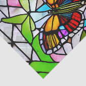 Papier Mousseline Joli papillon en verre filé d'artisanat Découpage (Détail)