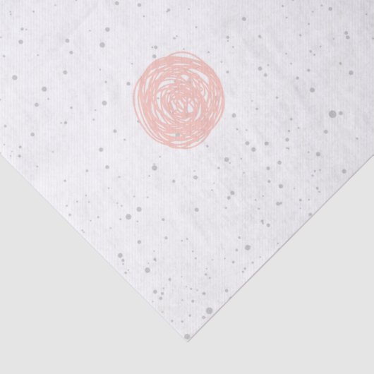 Papier Mousseline Joli Pastel Polka Dot (Détail)