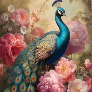 Papier Mousseline Joli Peacock