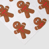 Papier Mousseline Joli petit pain d'épice de Noël (Détail)