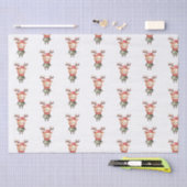 Papier Mousseline Joli renne de bois Elfe de Noël (Artisanat)