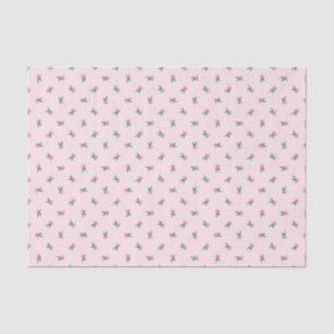 Papier Mousseline Joli rose Aquarelle Ditsy Flowers Motif