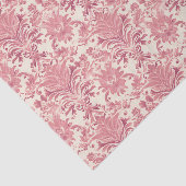 Papier Mousseline Joli rose Damask Motif (Détail)