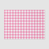 Papier Mousseline Joli rose En vichy Motif (Recto)