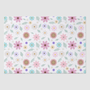 Papier Mousseline Joli rose Fleurs Super Design rétro