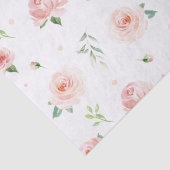 Papier Mousseline Joli Rose Floral Rose Fleurs Découpage (Détail)