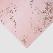 Papier Mousseline Joli Rose Gold Parties scintillant Streaks (Détail)