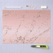 Papier Mousseline Joli Rose Gold Parties scintillant Streaks (Artisanat)