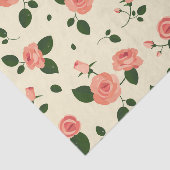 Papier Mousseline Joli rose Roses Pastel Motif rose (Détail)