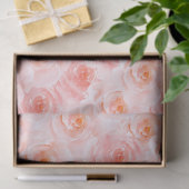 Papier Mousseline Joli Roses d'aquarelle rose (Cadeau)