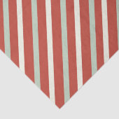 Papier Mousseline Joli Rouge, Vert & Blanc Bonbons Stripe Noël (Détail)