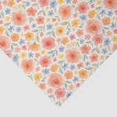 Papier Mousseline Joli Shabby Chic Floral Motif (Détail)