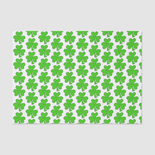 Papier Mousseline Joli Shamrock (Recto)