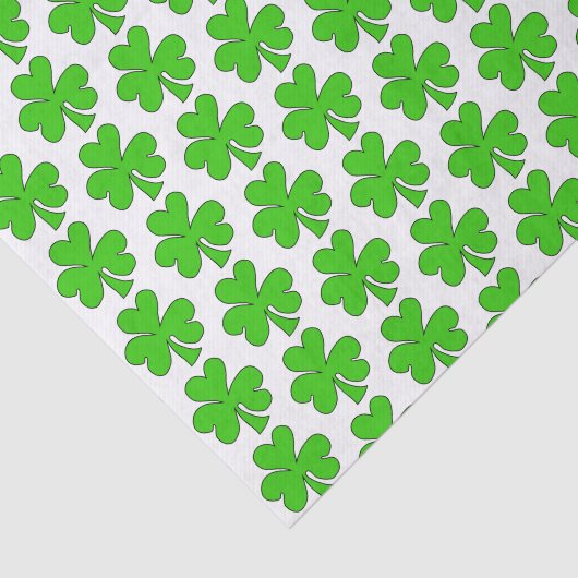 Papier Mousseline Joli Shamrock (Détail)