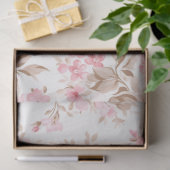 Papier Mousseline Joli style Floral rose Vintage (Cadeau)