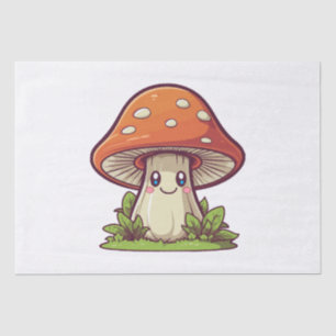 Papier Mousseline Joli style kawaii, Cueillette de champignons