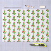 Papier Mousseline Joli T-Rex Noël (Artisanat)