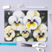 Papier Mousseline Joli tableau blanc aquarelle (Artisanat)