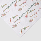 Papier Mousseline Joli Tricot Pastel Thème Personnalisé (Détail)