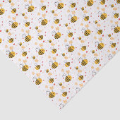 Papier Mousseline Jolie abeille et fleurs (Détail)