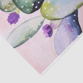 Papier Mousseline Jolie aquarelle Flower Cactus (Détail)