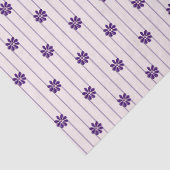 Papier Mousseline Jolie Brousse & Violette Grilles & Fleurs Violette (Détail)