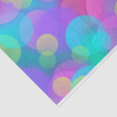 Papier Mousseline Jolie couleur Bokeh Circles Design (Détail)