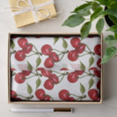 Papier Mousseline Jolie couleur rouge cerise (Cadeau)