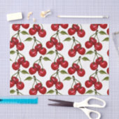 Papier Mousseline Jolie couleur rouge cerise (Artisanat)