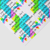 PAPIER MOUSSELINE JOLIE COUVERTURE DE COURSE ISAIAH 41:10 CONCEPTION (Détail)