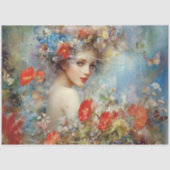 Papier Mousseline Jolie Dame (Recto)