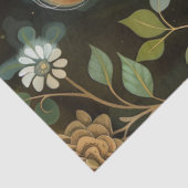 Papier Mousseline Jolie dame victorienne Fleurs sauvages Whimsical (Détail)