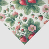 Papier Mousseline Jolie découpage de fraises d'été (Détail)