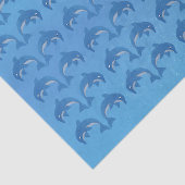 Papier Mousseline Jolie Étincelle Comme Bleu Blanc Saupoudrer Dauphi (Détail)