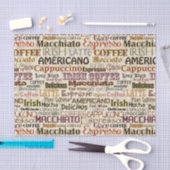 Papier Mousseline Jolie fête des mots café (Artisanat)