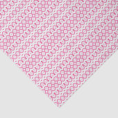 Papier Mousseline Jolie fille Joli Motif rose blanc (Détail)