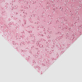 Papier Mousseline Jolie fille sucre Parties scintillant rose léopard (Détail)