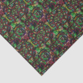 Papier Mousseline Jolie flambée de fleurs Abstraite (Détail)