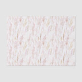 Papier Mousseline Jolie Fleur Rose Pâle Anniversaire (Recto)