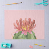 Papier Mousseline Jolie fleur succulente (Artisanat)