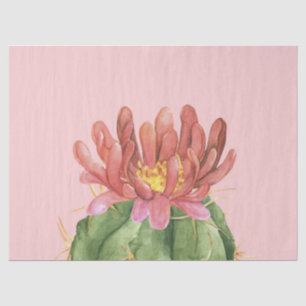Papier Mousseline Jolie fleur succulente